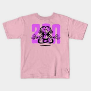 ZEN MEDITATING MONKEY Kids T-Shirt